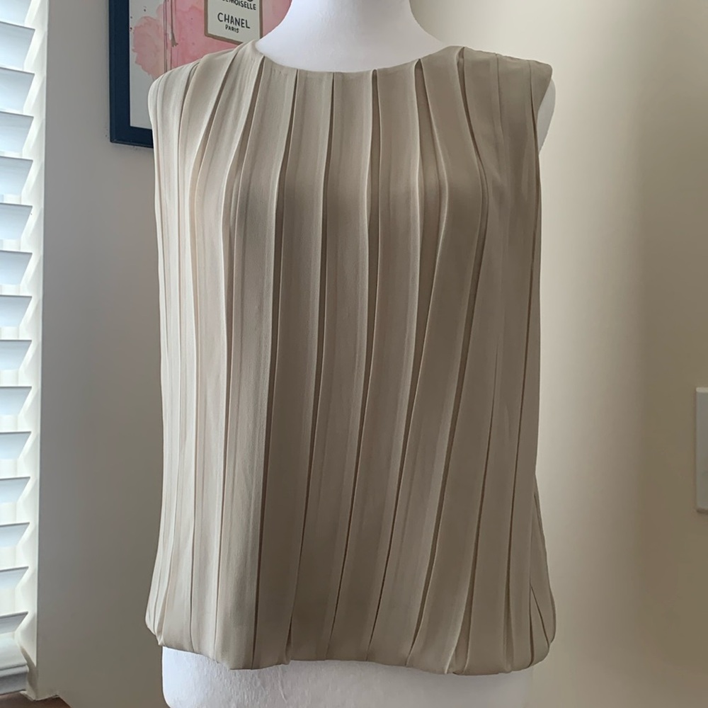 Calvin Klein - light tan blouse